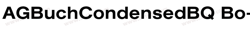 AGBuchCondensedBQ Bo字体转换